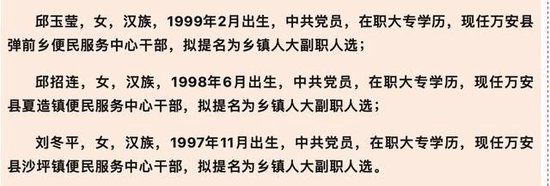 六问“3名95后大专学历女干部被提拔副科”：能否公开透明?  第1张